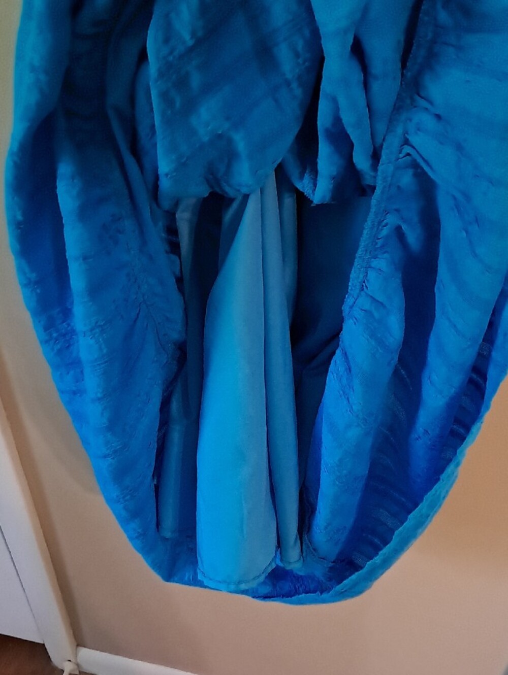 Blue Tiered Maxi Dress - Casual Summer Women Dress - Picture 6 of 6